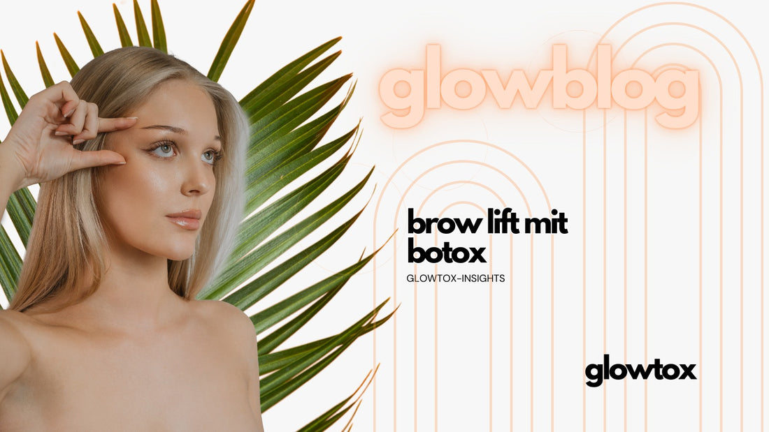 Foto-blonde-Frau-nach-ihrer-Botox-Brow-Lift-Behandlung-bei-Glowtox-in-Köln